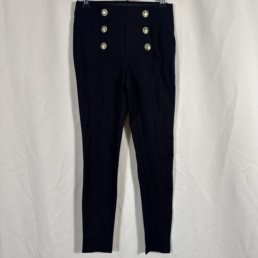 Ladies Truth By Republic Black Pull On Pants Heritage Academia Military Chic